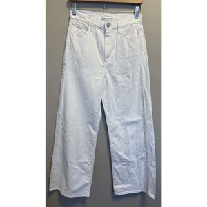 Joe's Jeans MIA Size 28 High Rise Wide Leg Vintage Stretch White Ankle NWT Read